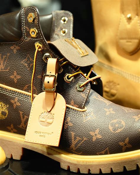 louis vuitton timberland high end boots